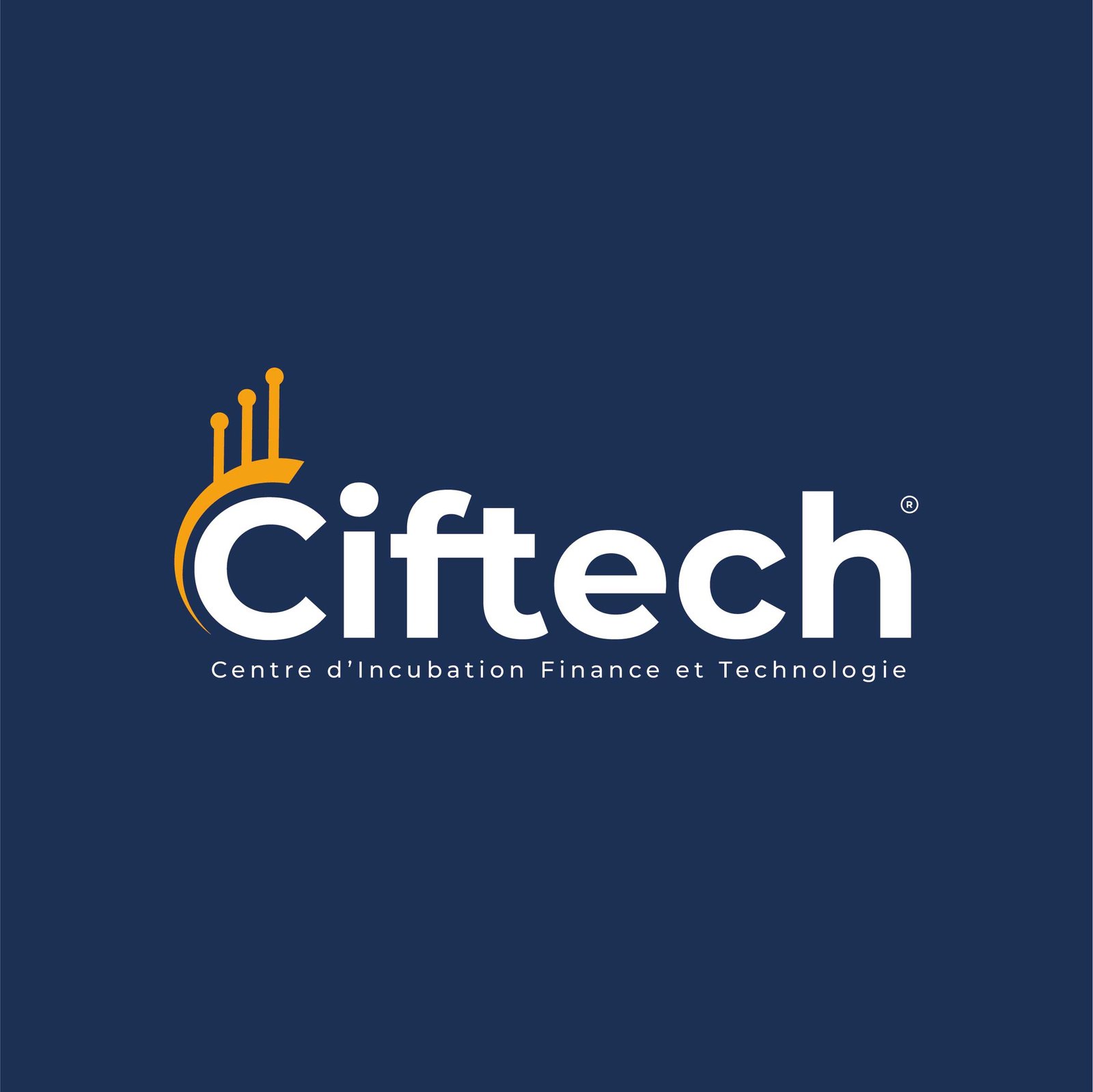 Logo + Fond_Bleu ciftech